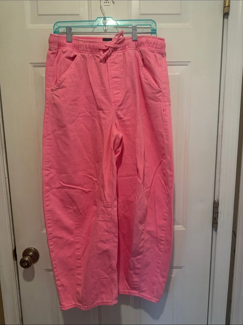 Gap Easy Horseshoe Jeans in Neon Pink Denim - Picture 2 of 12